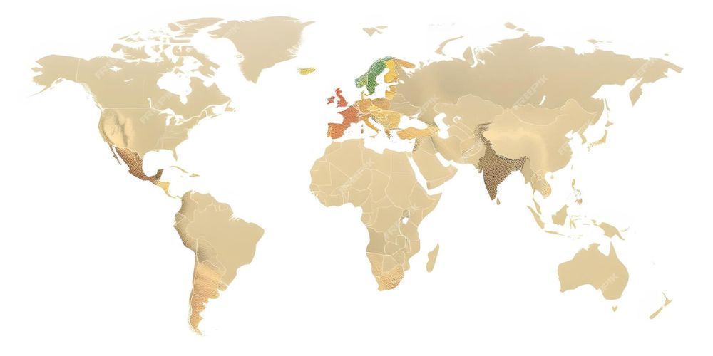 D.E. Technics Global Presence Map